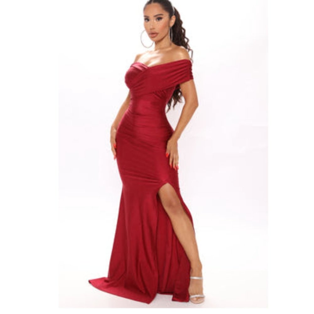 Red Evening Gown